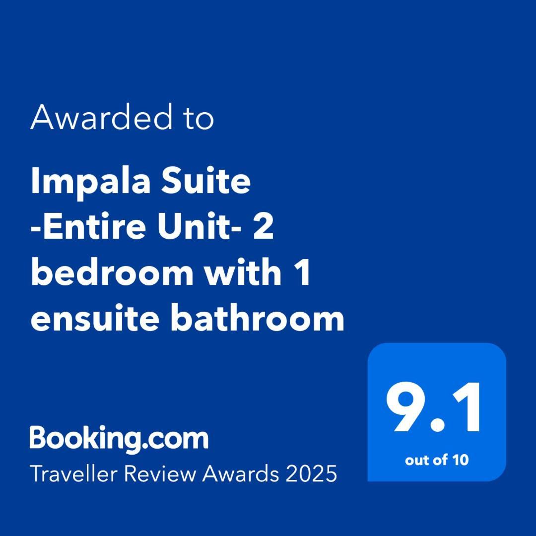 Impala Suite -Entire Unit- 2 Bedroom With 1 Ensuite Bathroom ليديسميث المظهر الخارجي الصورة